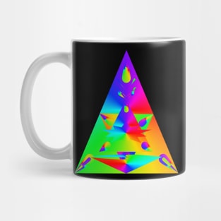 Illuminati all seeing eye Rainbow Mug